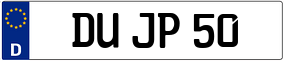 Truck License Plate